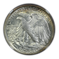 1945-D Walking Liberty Half Dollar 50C NGC MS65 - TONED! Reverse