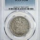 1874 Liberty Seated Half Dollar 50C PCGS VG08
