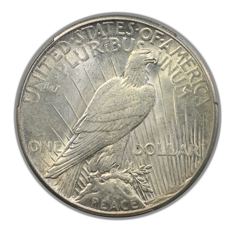 1928 Peace Dollar $1 PCGS AU58