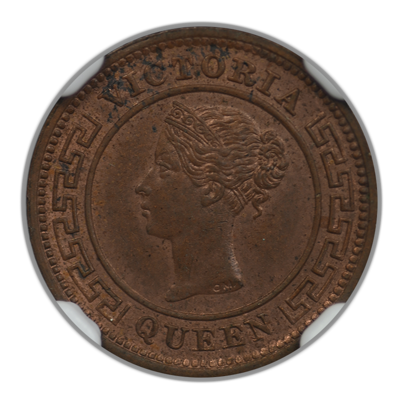 1898 Ceylon 1/4C Quarter Cent NGC MS64BN