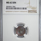 1901 Ceylon 1/4C Quarter Cent NGC MS63BN - TONED!