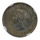 1894 Ceylon 10C Cents NGC AU58