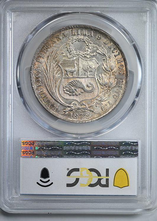 1872-YJ Peru Sol PCGS MS63