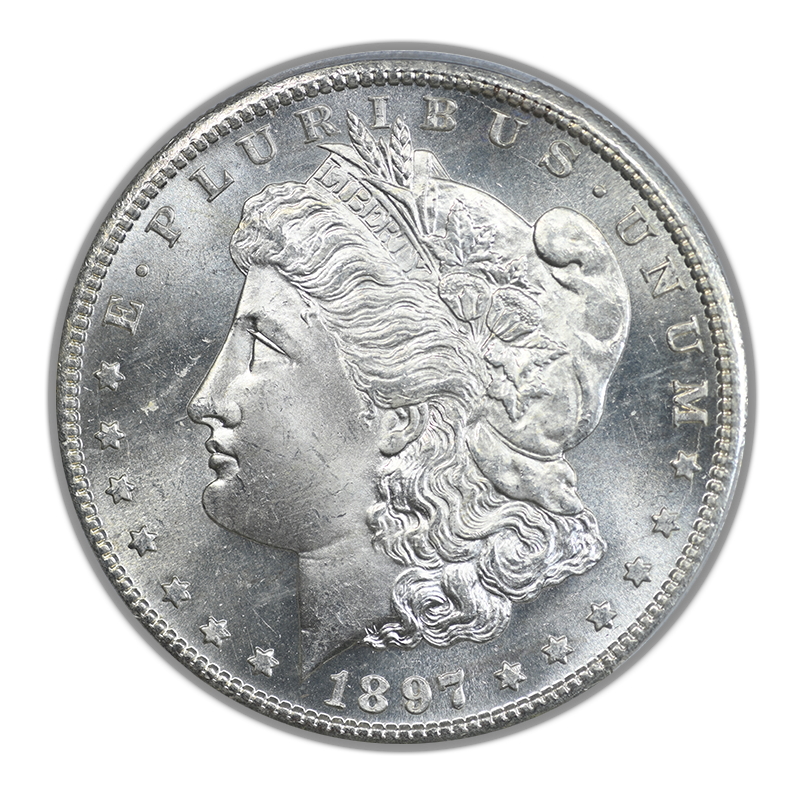 1897-S Morgan Dollar $1 PCGS MS66