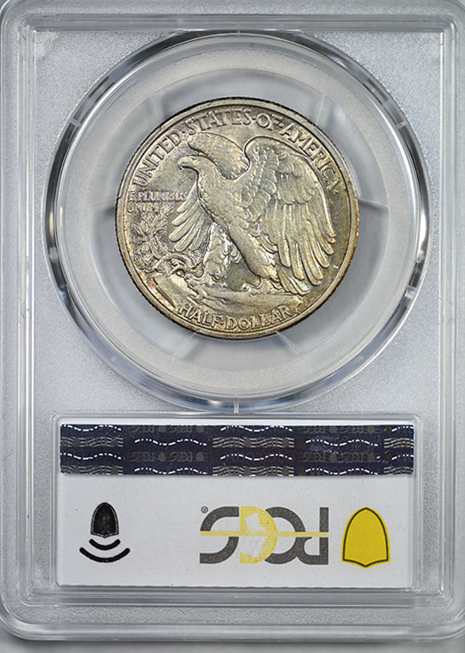 1920-S Walking Liberty Half Dollar 50C PCGS AU58 CAC - TONED!