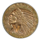 1908-D Indian Head Gold Half Eagle $5 PCGS MS62 CAC - NICE COLOR!
