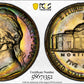 1943-D Jefferson Nickel 5C PCGS MS66+FS Full Steps - TONED!