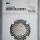 1818 Capped Bust Quarter 25C NGC G6