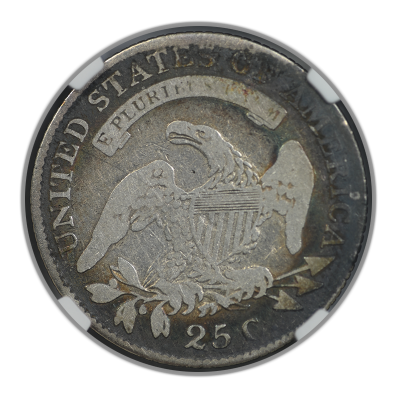 1818 Capped Bust Quarter 25C NGC G6