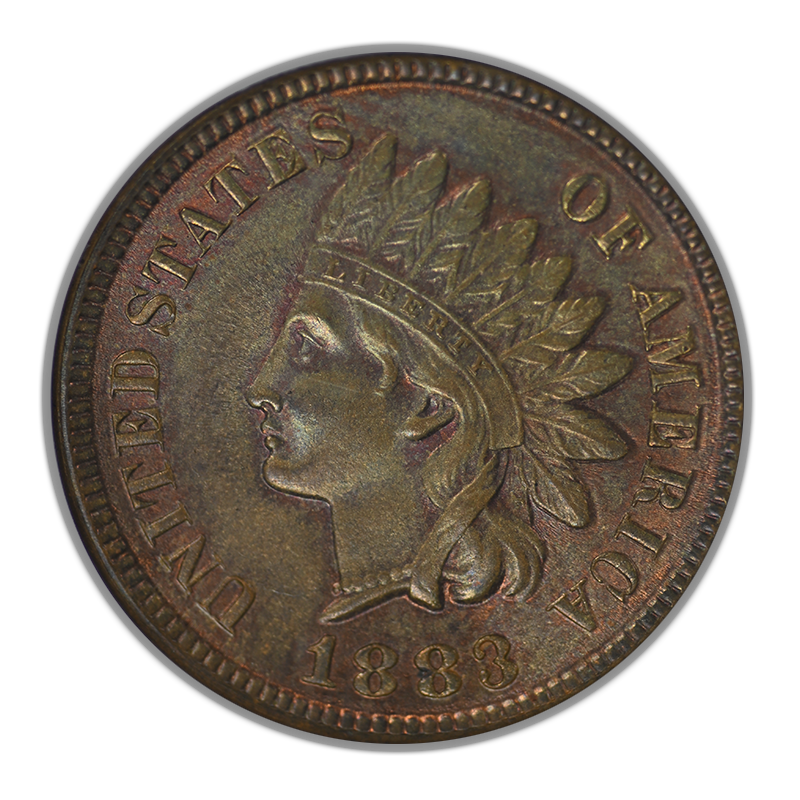 1883 Indian Head Cent 1C NGC MS65BN