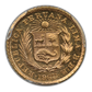 1968-BBR Peru Gold 1/5 Libra PCGS MS66
