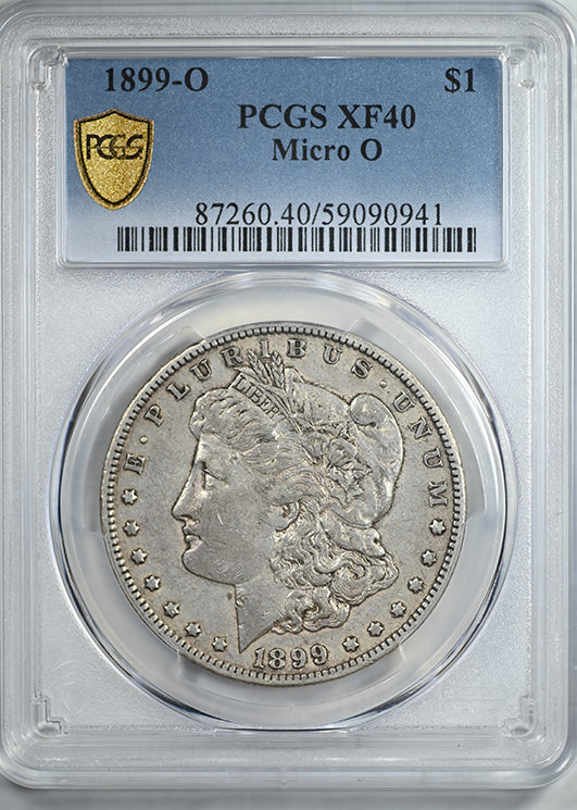 1899-O Morgan Dollar $1 PCGS XF40 - Micro O
