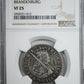 1698 SD Germany 18GROS Grˆscher German States BRANDENBURG NGC VF25