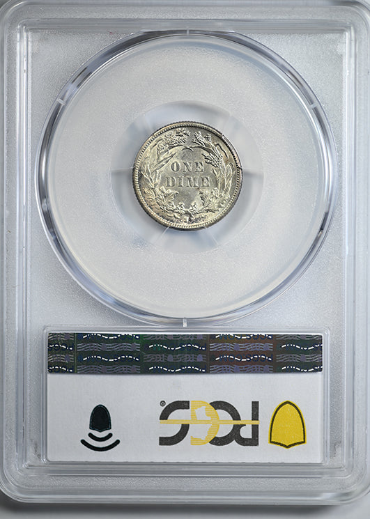 1891-S Liberty Seated Dime 10C PCGS AU58
