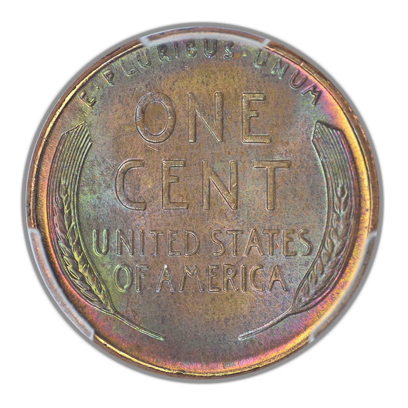 1956 Lincoln Wheat Cent 1C PCGS MS66RB - TONED!
