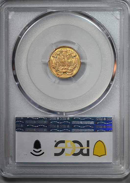1889 Type 3 Indian Princess Head Gold Dollar G$1 PCGS MS67