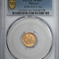 1894/3-Mo M Mexico Gold G1P Peso PCGS MS65 KM-410.5 Au