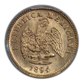 1894/3-Mo M Mexico Gold G1P Peso PCGS MS65 KM-410.5 Au