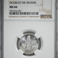1960 Doubled Die Reverse Guatemala 10C Centavos NGC MS66