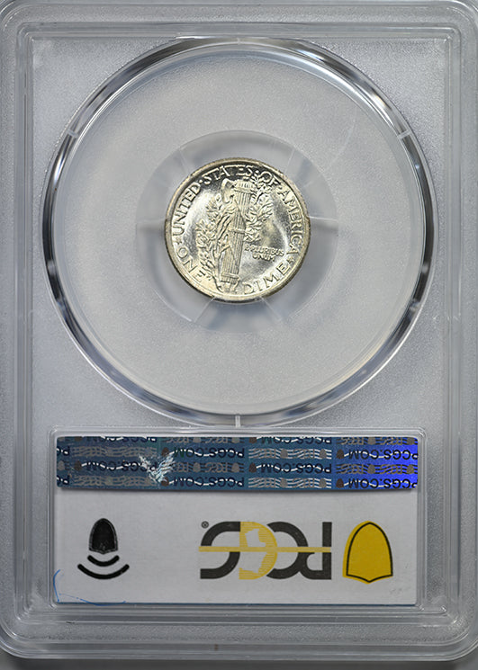 1916 Mercury Dime 10C PCGS MS62FB - Full Bands