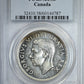1951 Canada Silver Dollar $1 PCGS AU58