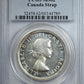 1953 Canada Silver Dollar $1 PCGS MS62 with Strap