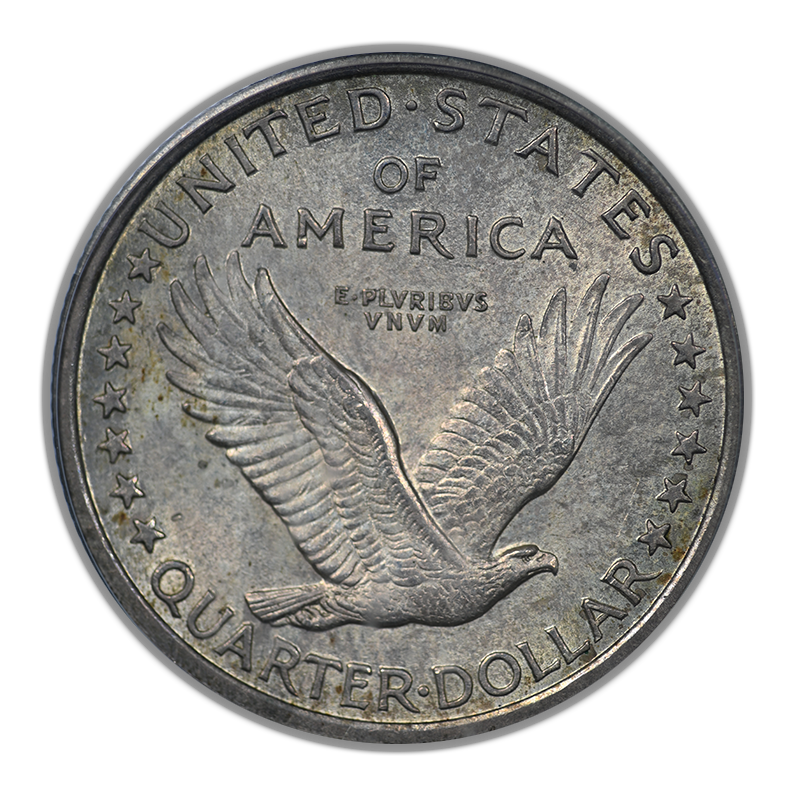 1917 Type 1 Standing Liberty Quarter 25C PCGS MS64FH - Full Head