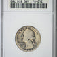 1937 Doubled Die Obverse Washington Quarter 25C ANACS Soapbox AG3 DDO FS-012 - Lowball - TONED!