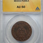 1915 Mexico-Puebla 20C Centavos ANACS AU50