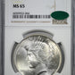 1924 Peace Dollar $1 NGC MS65 CAC