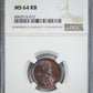 1920-D Lincoln Wheat Cent 1C NGC MS64RB - TONED!