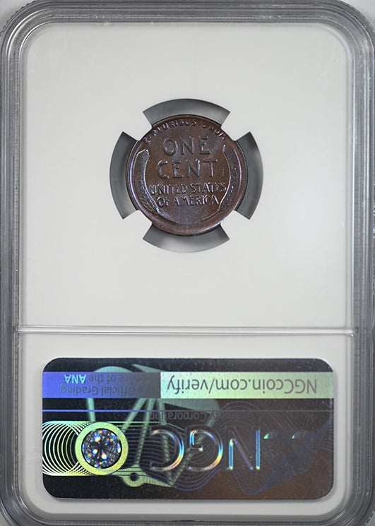 1920-D Lincoln Wheat Cent 1C NGC MS64RB - TONED!