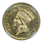 1874 Indian Princess Gold Three Dollar Piece $3 NGC MS62