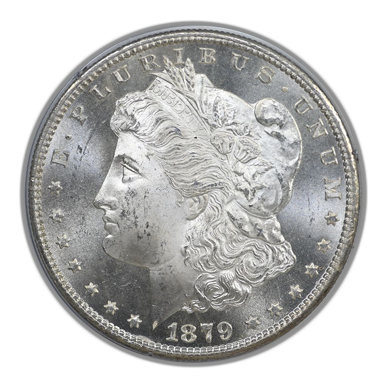 1879-S Morgan Dollar $1 PCGS Rattler MS65