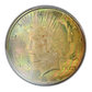 1923-S Peace Dollar $1 PCGS MS63 - RAINBOW TONED!