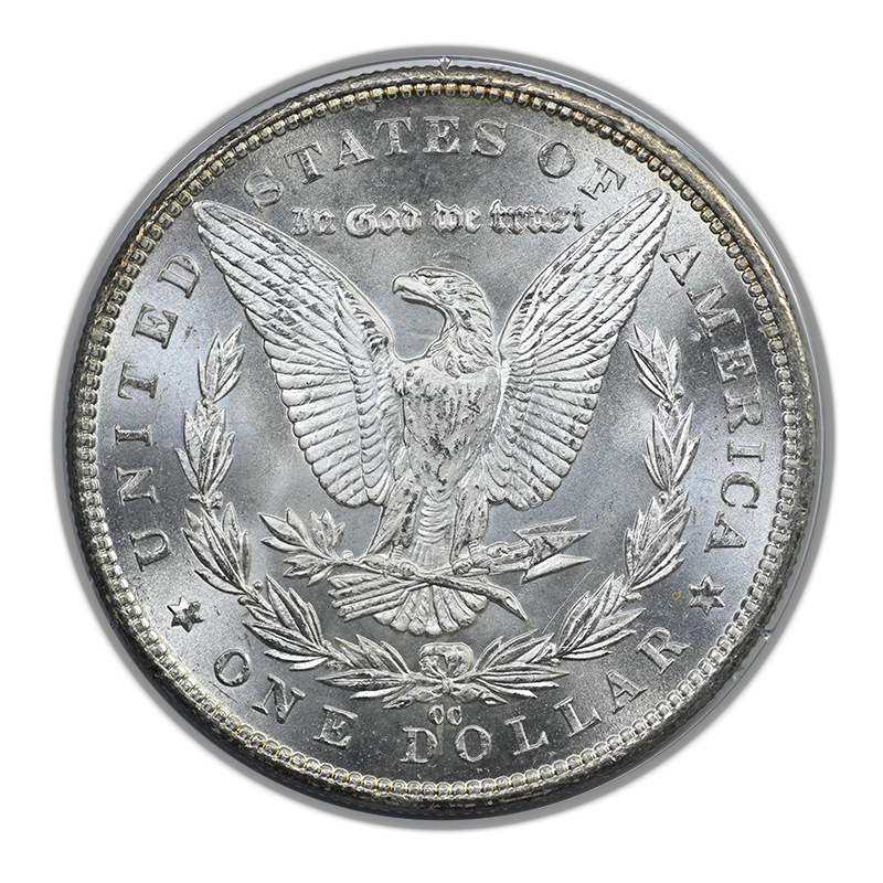 1890-CC Morgan Dollar $1 PCGS Rattler MS60 CAC