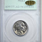 1936 Buffalo Nickel 5C PCGS Rattler MS62 Gold CAC