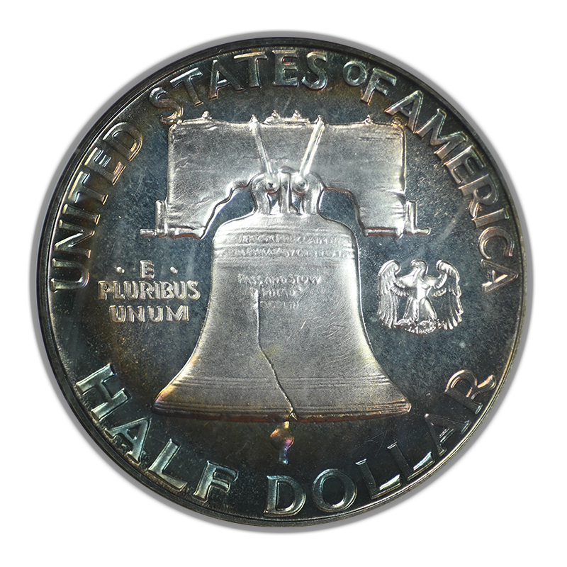 1954 Proof Franklin Half Dollar 50C NGC PF67 - TONED!