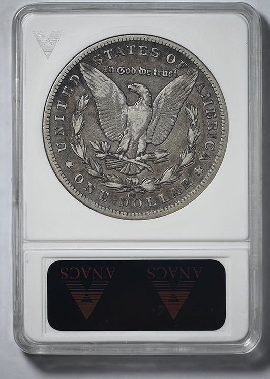1890-CC Morgan Dollar $1 ANACS Soapbox VF20 VAM-5