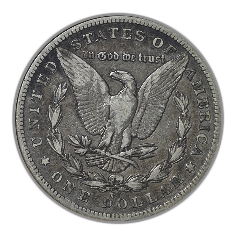 1890-CC Morgan Dollar $1 ANACS Soapbox VF20 VAM-5