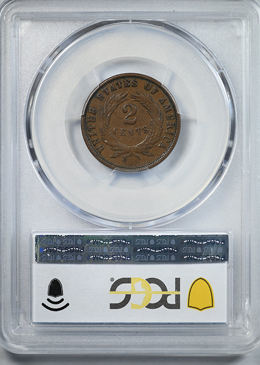 1872 Two Cent Piece 2C PCGS VF30