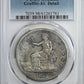 1875-S Trade Dollar T$1 PCGS Genuine AU Detail - Engraved