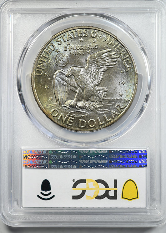 1971 Clad Eisenhower Ike Dollar $1 PCGS MS65 - TONED!