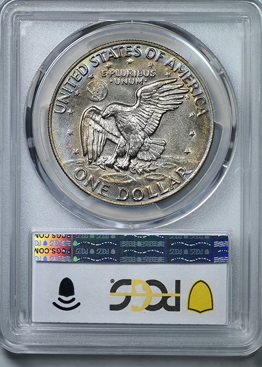 1974 Clad Eisenhower Ike Dollar $1 PCGS MS63 - TONED!