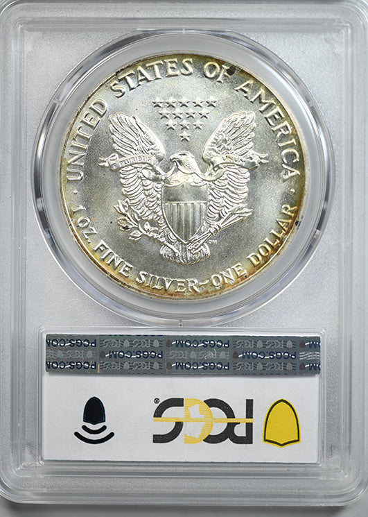 1987 American Silver Eagle $1 PCGS MS67 - TONED!