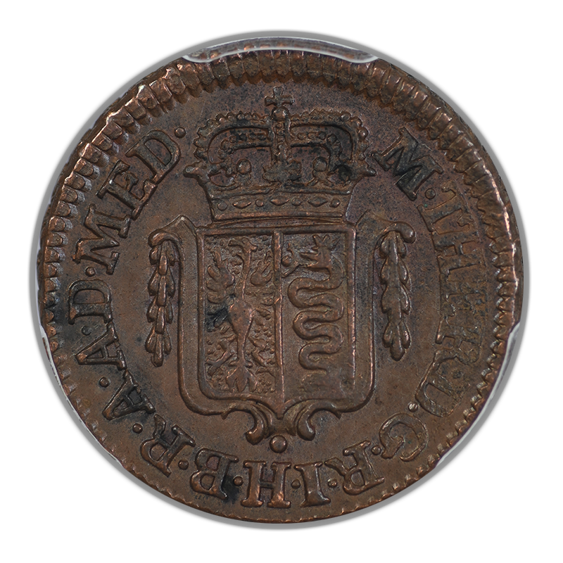 1777 Italian States Italy-Milan Quattrino PCGS AU55