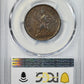 1723 Hibernia Colonial Half Penny 1/2P PCGS AU50 - TONED!
