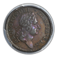 1723 Hibernia Colonial Half Penny 1/2P PCGS AU50 - TONED!