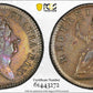 1723 Hibernia Colonial Half Penny 1/2P PCGS AU50 - TONED!