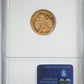 1902 Gold Russia 5R Roubles NGC MS65